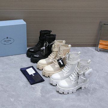 商品細詳を見る:プラダ PRADA 26-PDJ26001 2026年 ショートブーツ カジュアルシューズ 厚底 レディース