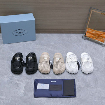 商品名称：プラダ PRADA 26-PDJ26007  2026年 ミュール 厚底サンダル フラットシューズ
