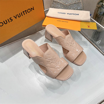 商品名称：ルイヴィトン LOUISVUITTON 26-LVJ26009ZQ 2026年 ミディヒールスライド ウィメンズ サンダル レディース