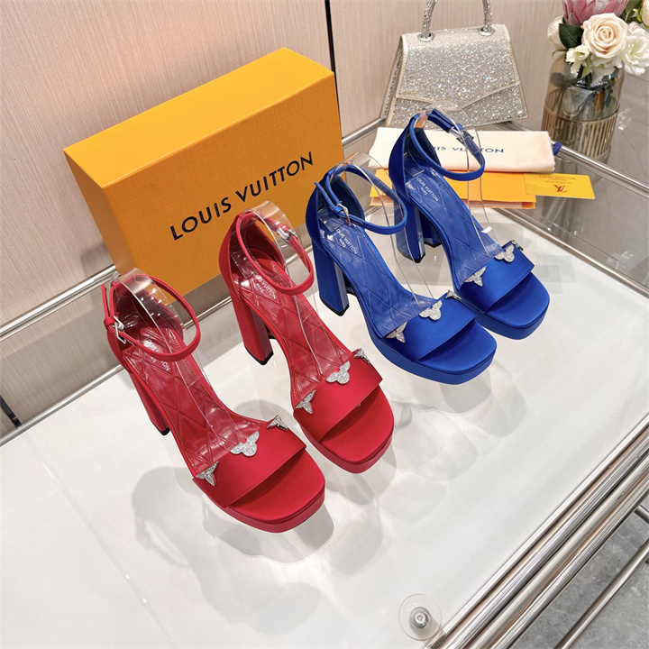 商品名称：ルイヴィトン LOUISVUITTON 26-LVJ26008 2026年 スウィング サンダル ハイヒールシューズ レディース
