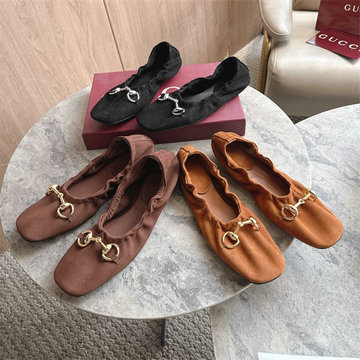 商品名称：グッチ GUCCI 26-GGJ26011R 2026年 プリマ ウィメンズ フラットバレエシューズ
