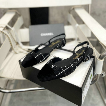 商品名称：シャネル CHANEL 26-CHJ26006K 2026年 スリングバックサンダル フラットシューズ