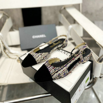商品名称：シャネル CHANEL 26-CHJ26006D 2026年 スリングバックサンダル フラットシューズ