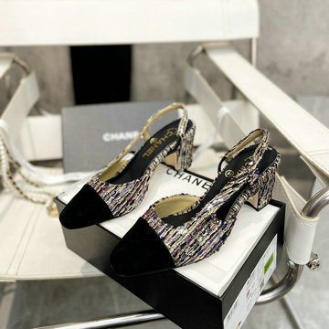 商品名称：シャネル CHANEL 26-CHJ26005D 2026年 ローヒールサンダル スリングバック
