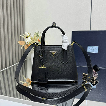 商品名称：プラダ PRADA GH-PD1BG443SBK 2023年最新入荷 ダブル スモール トートバッグ ショルダーバッグ レディース 高質感