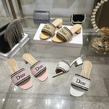 商品名称：クリスチャンディオール CHRISTIAN DIOR 26-CDJ26010Z 2026年 ディオリビエラ ディオール ウーブン ローヒール スライド レディース おしゃれ