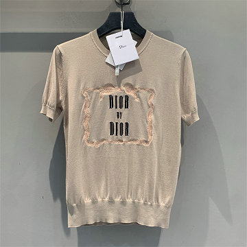 商品細詳を見る:クリスチャンディオール CHRISTIAN DIOR 2026年 ショートスリーブ ニット セーター 半袖 レディース クルーネック