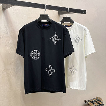 商品細詳を見る:ルイヴィトン LOUISVUITTON 2026年 コットンジャージー Tシャツ 半袖 クルーネック カジュアル