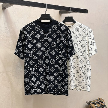 商品細詳を見る:ルイヴィトン LOUISVUITTON 2026年 コットンジャージー Tシャツ 半袖 クルーネック カジュアル