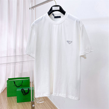 商品細詳を見る:プラダ PRADA 2026年 コットンジャージー Tシャツ 半袖 クルーネック カジュアル メンズ