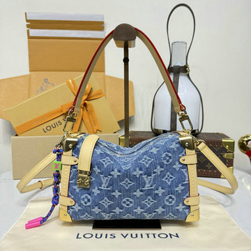 商品細詳を見る:ルイヴィトン LOUISVUITTON 057-M27450 2026年 サイドトランク MM ショルダーバッグ モノグラム デニム キャンバス