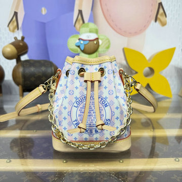 商品細詳を見る:ルイヴィトン LOUISVUITTON 057-M29029 2026年 ナノ ノエ ドローストリングバッグ ショルダーバッグ レディース コーティッド キャンバス