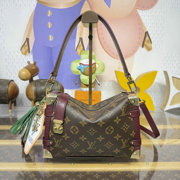 商品細詳を見る:ルイヴィトン LOUISVUITTON 057-M28569 2026年 サイド トランク MM ハンドバッグ ショルダーバッグ レディース
