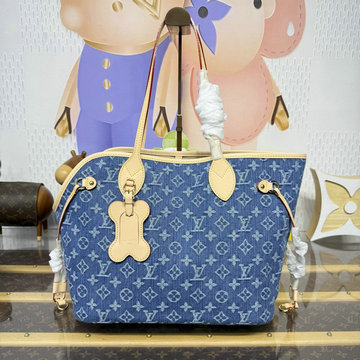 商品名称：ルイヴィトン LOUISVUITTON 057-M28052 2026年 ネヴァーウーフ MM ハンドバッグ モノグラム デニム