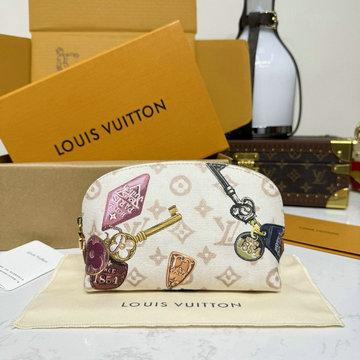 商品名称：ルイヴィトン LOUISVUITTON 057-M28956  2026年 ポシェット コスメティック PM クラッチポーチ 化粧かばん コットン キャンバス