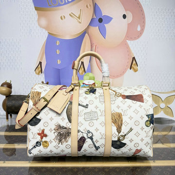 商品細詳を見る:ルイヴィトン LOUISVUITTON 057-M28780 2026年 キーポル バンドリエール 45 トートバッグ ショルダーバッグ レディース コットン