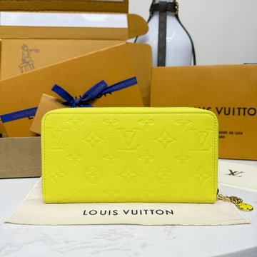 商品細詳を見る:ルイヴィトン LOUISVUITTON 057-M27504 2026年 ジッピーウォレット ファスナー長財布 モノグラム アンプラント レザー