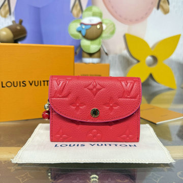 商品細詳を見る:ルイヴィトン LOUISVUITTON 057-M28989 2026年 ポルトモネ ロザリ フラップウォレット 小銭入れ モノグラム アンプラント レザー