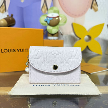 商品細詳を見る:ルイヴィトン LOUISVUITTON 057-M29249 2026年 ポルトモネ ロザリ フラップウォレット 小銭入れ モノグラム アンプラント レザー