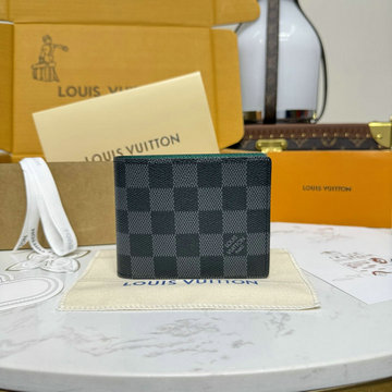 商品細詳を見る:ルイヴィトン LOUISVUITTON 057-N40839 2026年 ポルトフォイユ スレンダー 二つ折り短財布 ショートウォレット ダミエグラフィットキャンパス