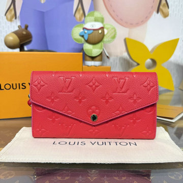 商品細詳を見る:ルイヴィトン LOUISVUITTON 057-M29465R 2026年 ポルトフォイユ サラ フラップウォレット 小銭入れ モノグラム アンプラント レザー