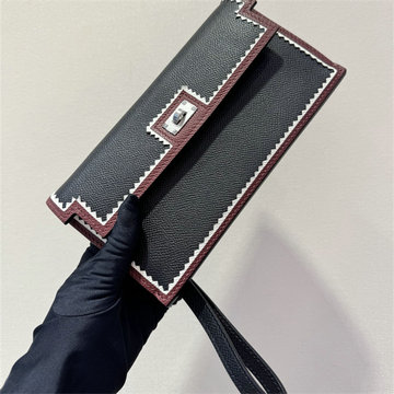 商品細詳を見る:エルメス HERMES 063-H0849PBK 2026年 財布 ケリー ポケット ストラップ付き ロングウォレット クラッチポーチ