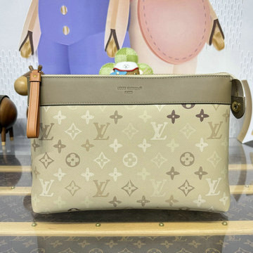 商品細詳を見る:ルイヴィトン LOUISVUITTON057-M29427  2026年 ポシェット ヴォワヤージュ スープル クラッチポーチ ダモフラージュ キャンバス メンズ