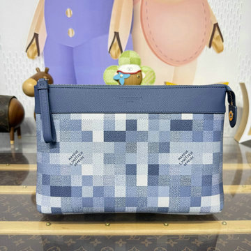 商品細詳を見る:ルイヴィトン LOUISVUITTON 057-M28846  2026年 ポシェット ヴォワヤージュ スープル クラッチバッグ ダモフラージュ キャンバス メンズ