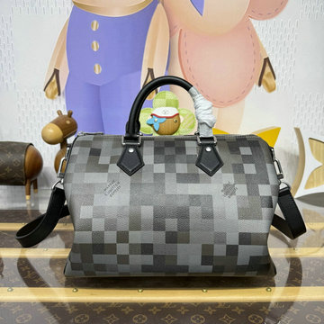 商品細詳を見る:ルイヴィトン LOUISVUITTON 057-M28977 2026年 スピーディ バンドリエール 30 ハンドバッグ ダモフラージュ キャンバス メンズ