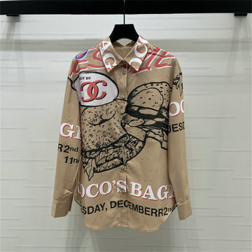 商品名称：シャネル CHANEL 2026年 ロングスリーブ ブラウス 長袖 シャツ ボタンフロント