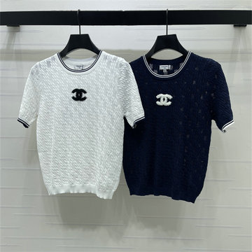 商品細詳を見る:シャネル CHANEL 2026年 ショートスリーブ ニット セーター クルーネック レディース カジュアル