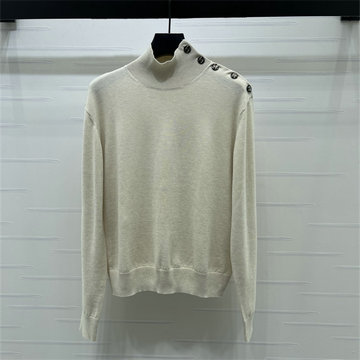 商品名称：シャネル CHANEL 2026年 ロングスリーブ ニット 高襟 カシミヤ セーター レディース カジュアル