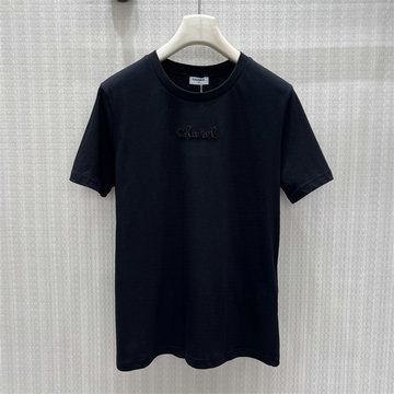 商品名称：シャネル CHANEL 2026年 ショートスリーブ Tシャツ コットンジャージ スウェット クルーネック