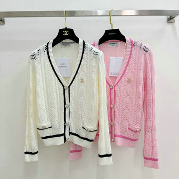 商品細詳を見る:シャネル CHANEL 2026年 ロングスリーブ カーディガン テンセル セーター Vネック おしゃれ レディース