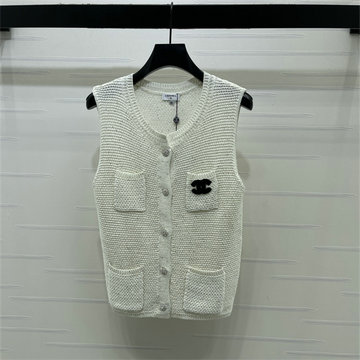 商品細詳を見る:シャネル CHANEL 2026年 ノースリーブ カーディガン テンセル セーター クルーネック おしゃれ レディース