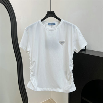 商品名称：プラダ PRADA 2026年 ショートスリーブ Tシャツ コットンジャージ スウェット クルーネック