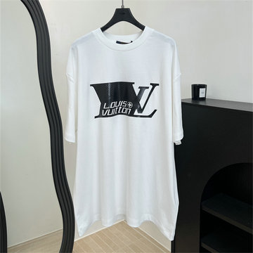 商品細詳を見る:ルイヴィトン LOUISVUITTON 2026年 ショートスリーブ Tシャツ コットンジャージ スウェット クルーネック 男女兼用