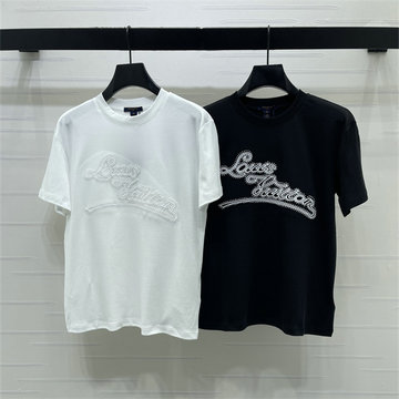 商品細詳を見る:ルイヴィトン LOUISVUITTON 2026年 ショートスリーブ Tシャツ コットンジャージ スウェット クルーネック 男女兼用