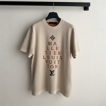 商品名称：ルイヴィトン LOUISVUITTON 2026年 ショートスリーブ Tシャツ コットンジャージ スウェット クルーネック