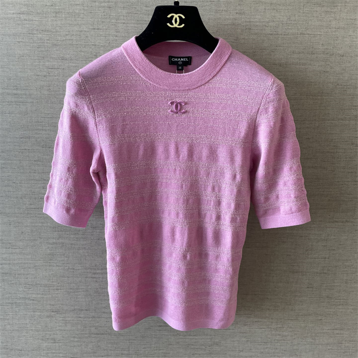 商品名称：シャネル CHANEL 2026年 フード付き セーター 半袖 カシミヤ ニット カジュアル レディース