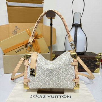 商品名称：ルイヴィトン LOUISVUITTON 2026年 M2A145 サイドトランク MM ホーボーバッグ ショルダーバッグ ジャカード テキスタイル