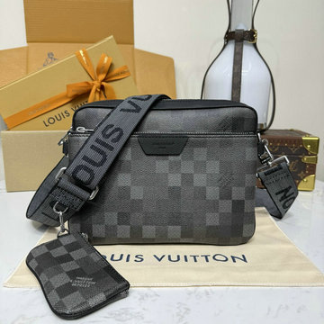 商品名称：ルイヴィトン LOUISVUITTON 2026年 M28602 トリオ メッセンジャーバッグ ショルダーバッグ メンズ ダモフラージュ キャンバス