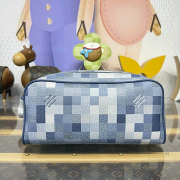 商品名称：ルイヴィトン LOUISVUITTON 2026年 M28847 ドップ キット 手持ちかばん 洗面具収納 ポーチ 旅行かばん ダモフラージュ キャンバス