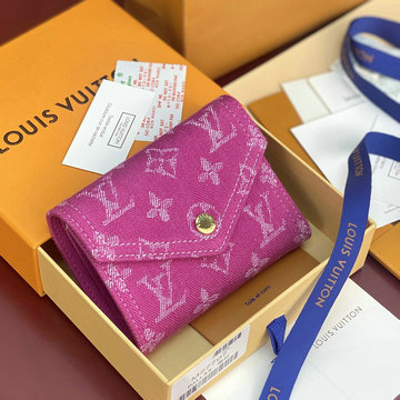 商品名称：ルイヴィトン LOUISVUITTON 2026年 M27707 ポルトフォイユ ヴィクトリーヌ 二つ折り短財布 モノグラムデニム キャンパス