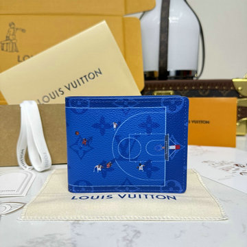 商品名称：ルイヴィトン LOUISVUITTON 2026年 M26801 ポルトフォイユ スレンダー 二つ折り短財布 ショートウォレット 札入れ モノグラム キャンバス