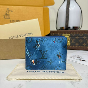 商品名称：ルイヴィトン LOUISVUITTON 2026年 M28810 ポルトフォイユ ミュルティプル 二つ折り短財布 ショートウォレット コーティッド キャンバス
