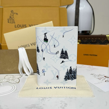 商品名称：ルイヴィトン LOUISVUITTON 2026年 M27064 パスポートカバー クーヴェルテュール パスポール コーティッド キャンバス