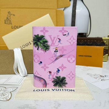 商品名称：ルイヴィトン LOUISVUITTON 2026年 M27229 パスポートカバー クーヴェルテュール パスポール コーティッド キャンバス