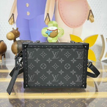 商品名称：ルイヴィトン LOUISVUITTON 2026年 M20251 クラッチ ボックス ショルダーバッグ モノグラム エクリプス キャンバス
