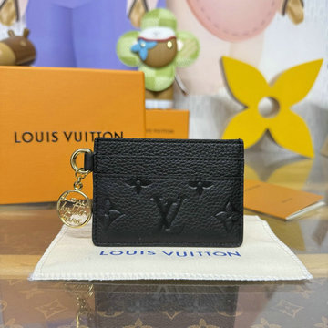 ルイヴィトン LOUISVUITTON 2026年 M28129K カードケース ポルト カルト LV チャーム カードポケット 名刺入れ カウハイドレザー